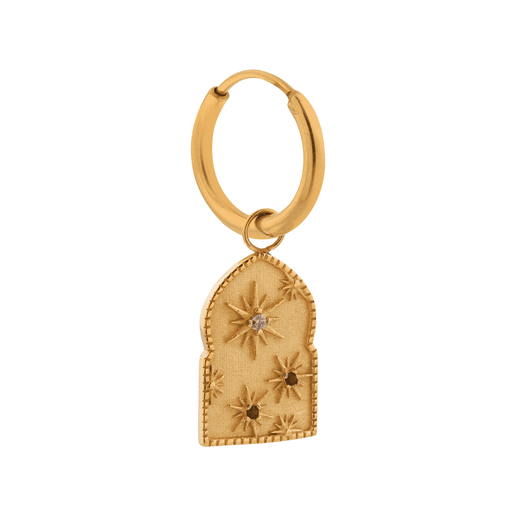 Stargazing hoop gold