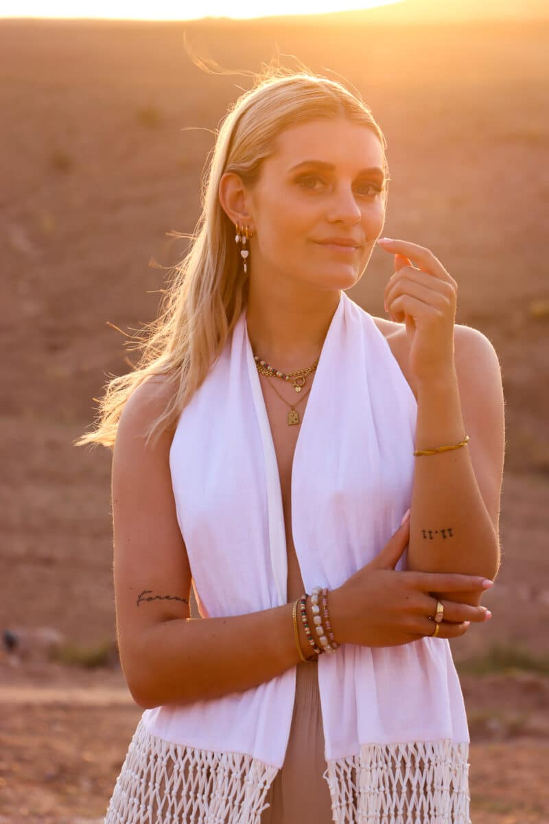Stargazing necklace gold