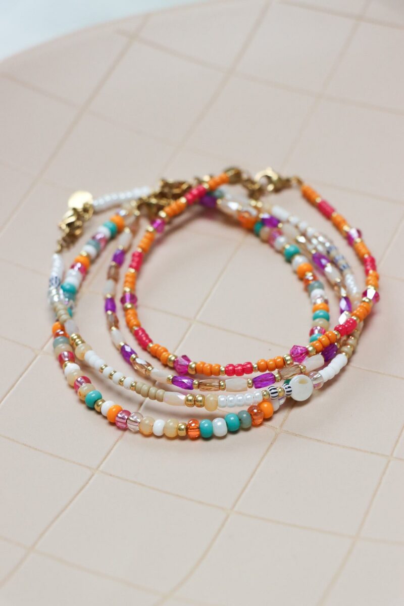 Sun kissed anklet gold