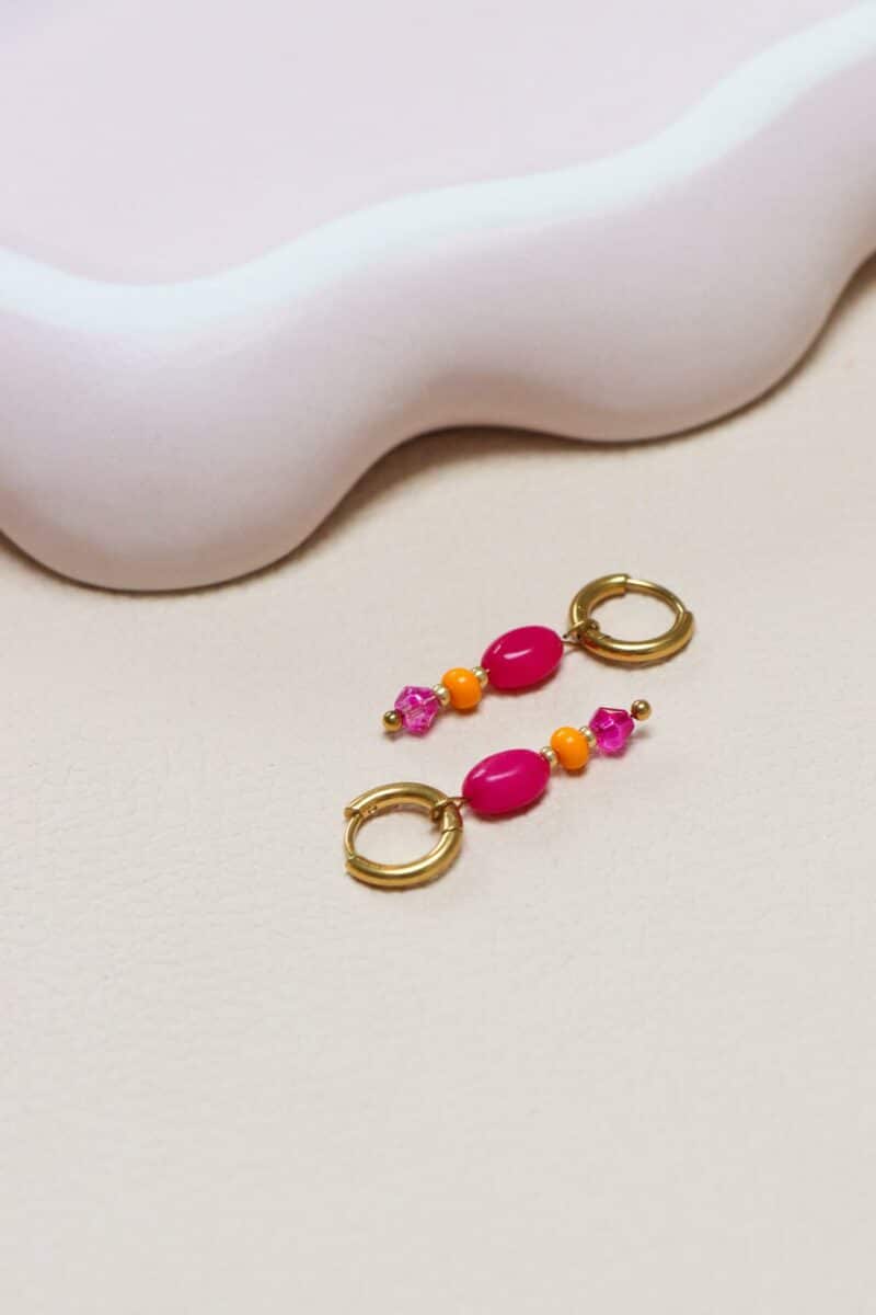 Sun kissed hoop gold