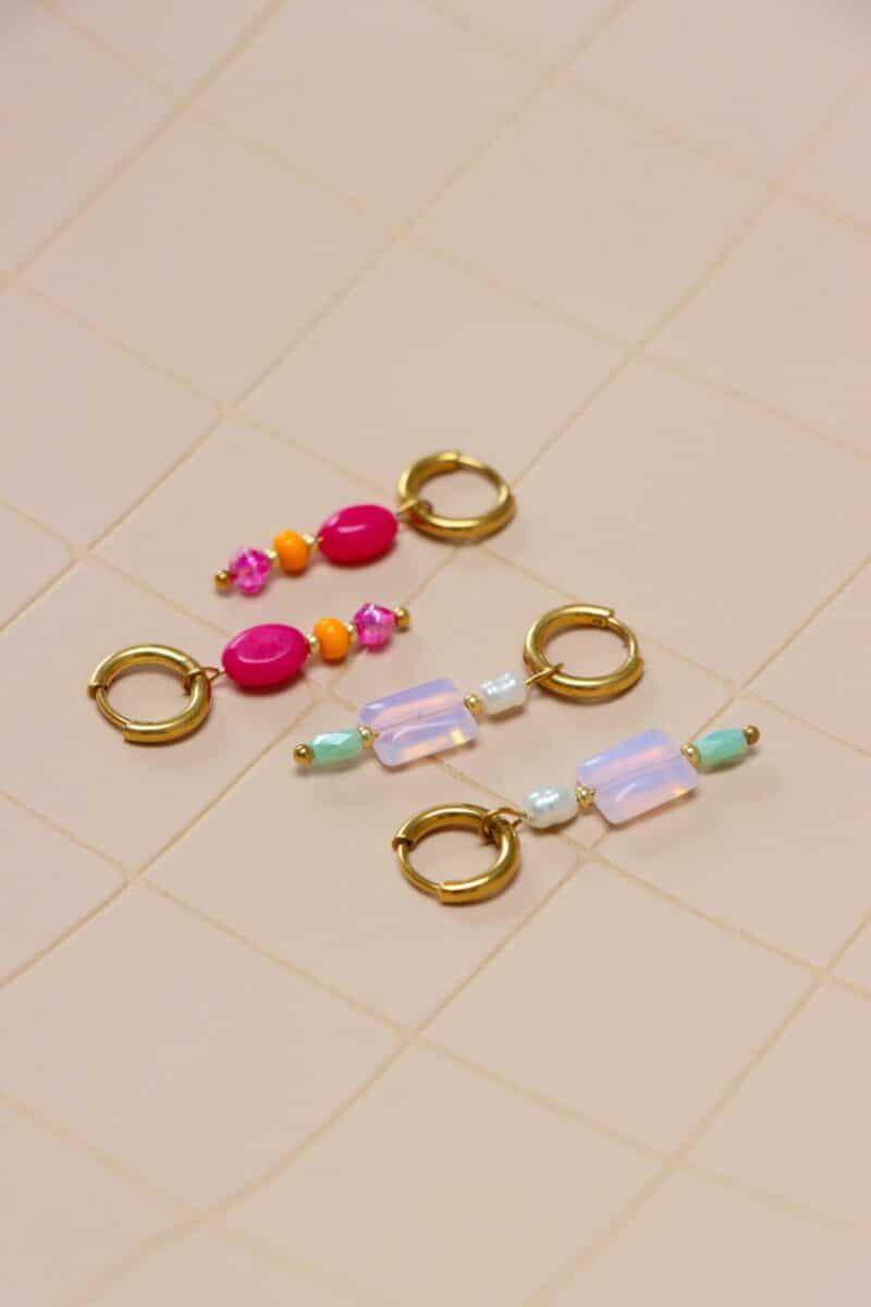 Sun kissed hoop gold