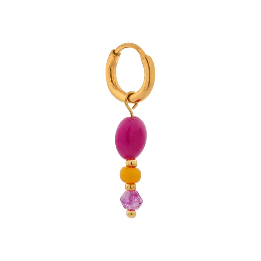 Sun kissed hoop gold