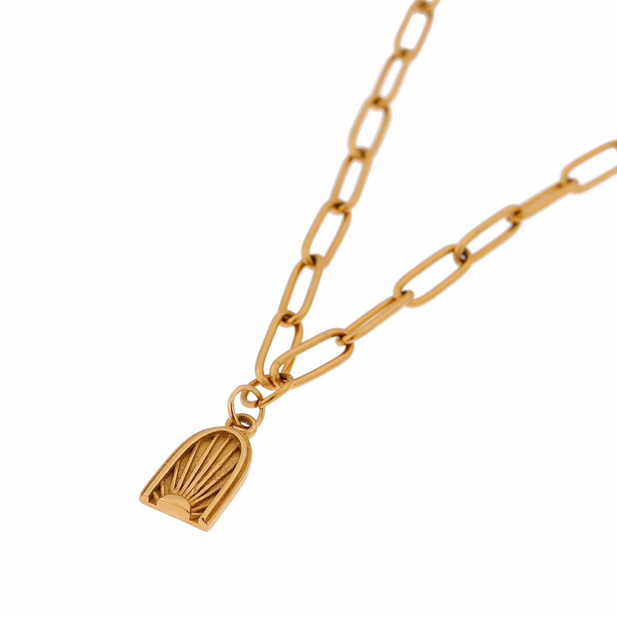 Sunrise necklace gold