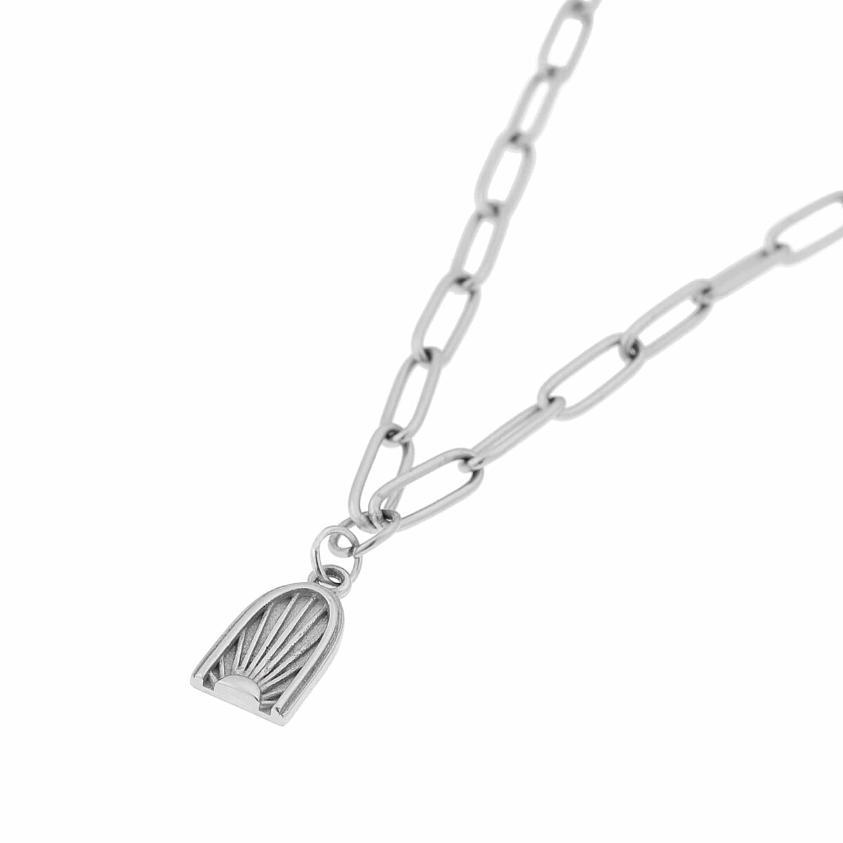 Sunrise necklace silver