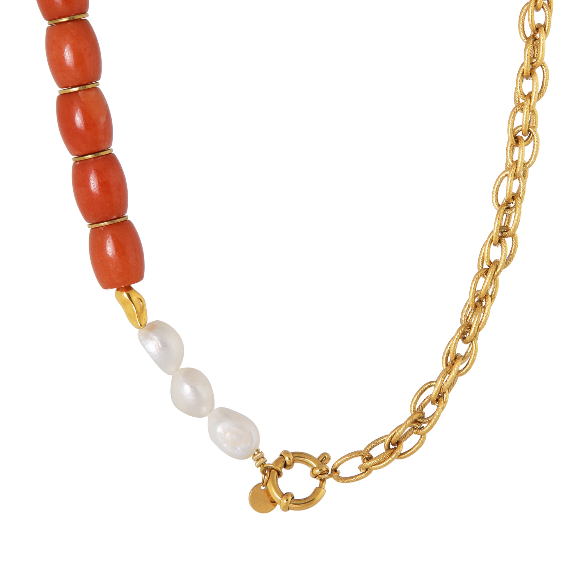 Sunset coast necklace gold