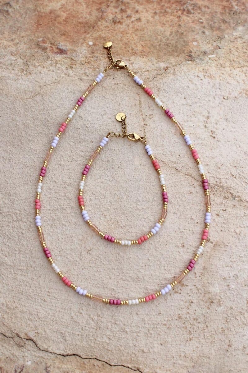 Sweet rainbow bracelet gold