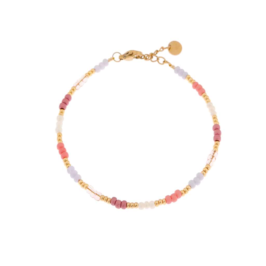 Sweet rainbow bracelet gold