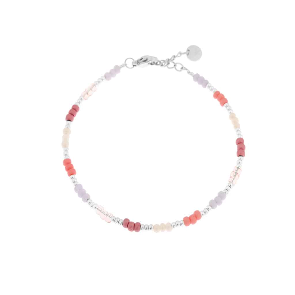 Sweet rainbow bracelet silver