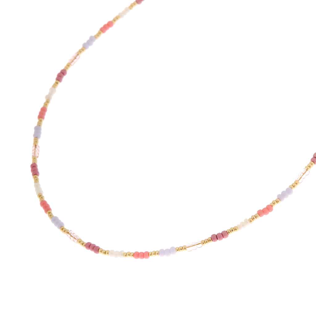 Sweet rainbow necklace gold