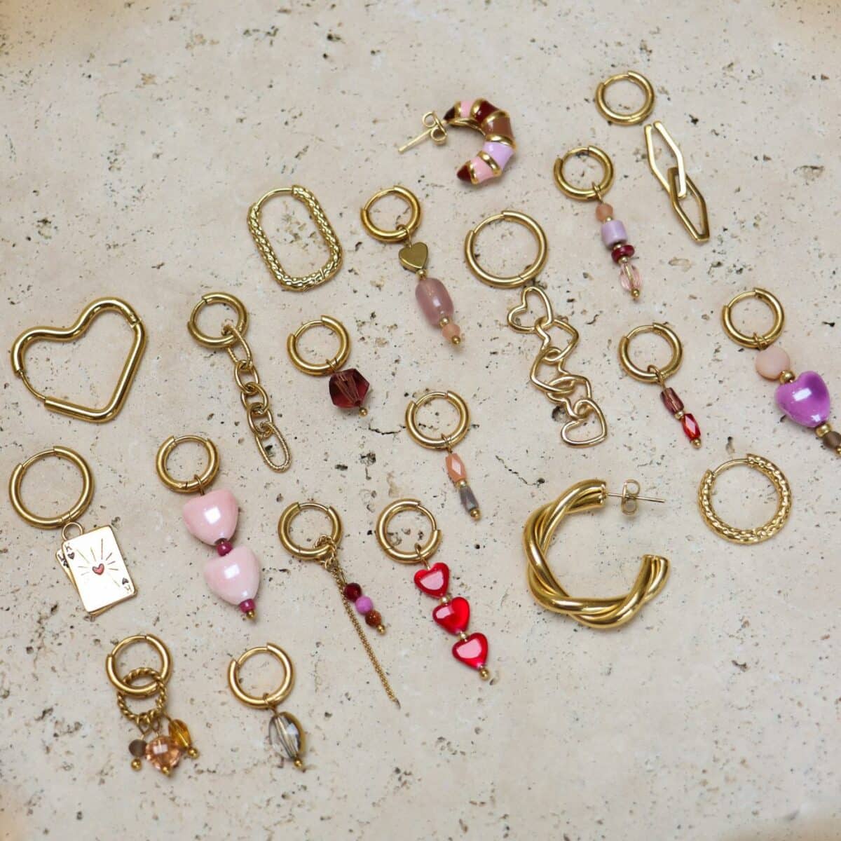 Sweetheart hoop gold