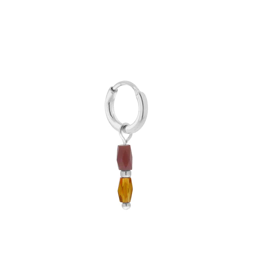 Terra 2.0 hoop silver