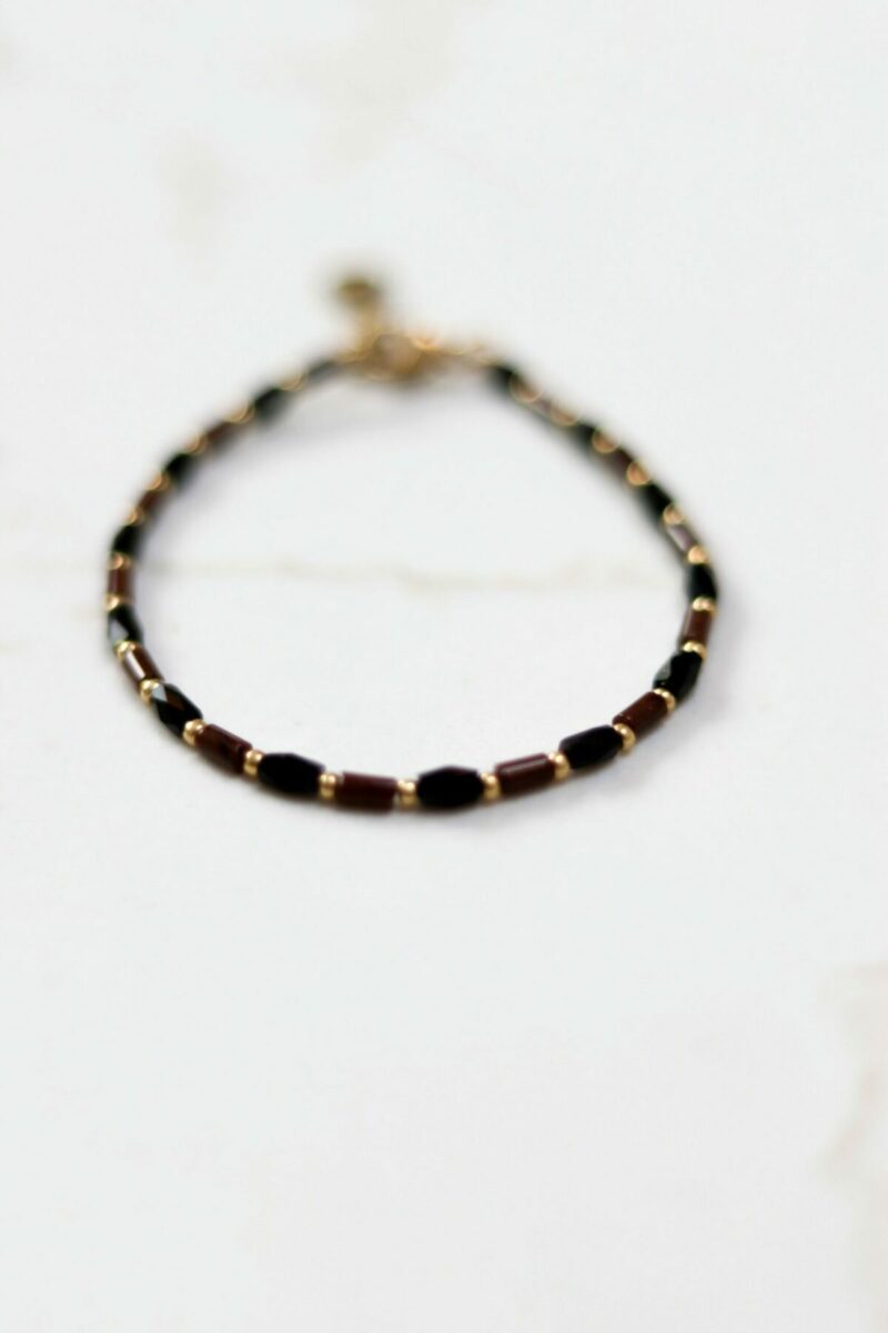 Terra black bracelet gold