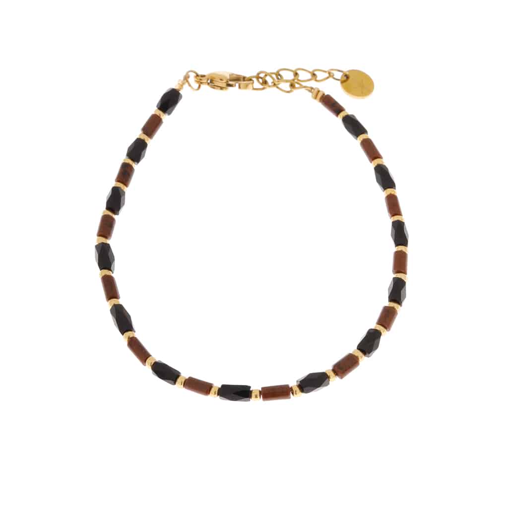 Terra black bracelet silver