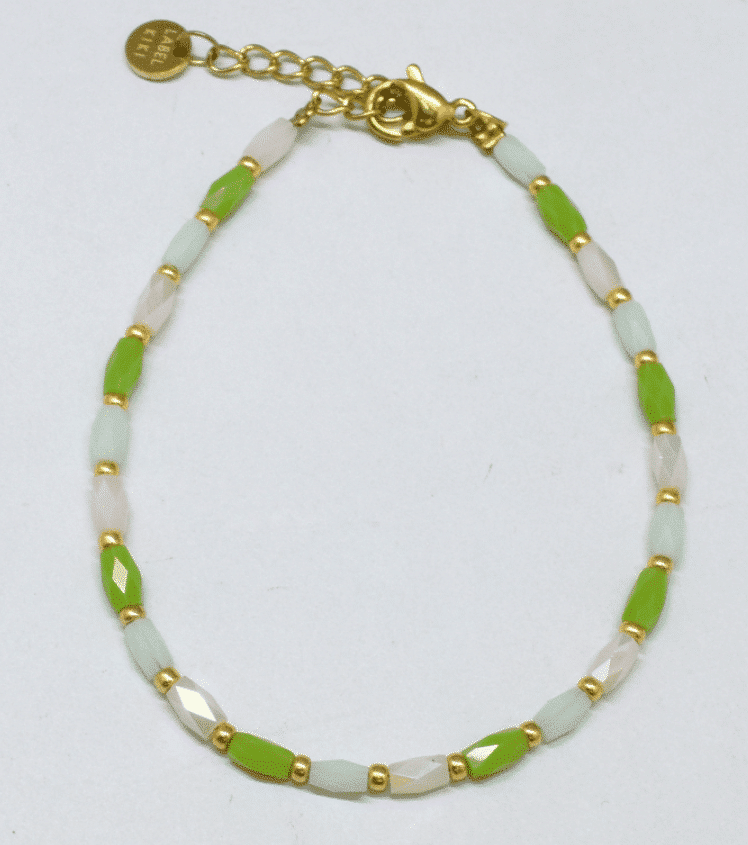 Terra green bracelet gold