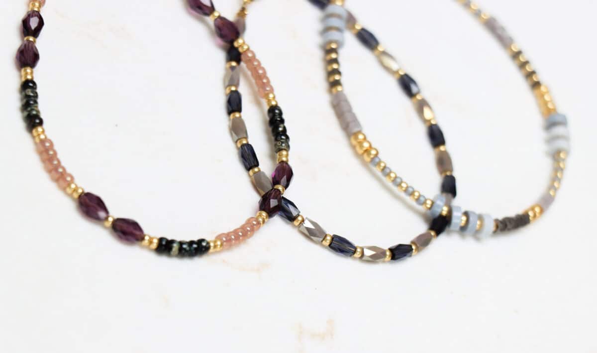 Terra grey bracelet gold