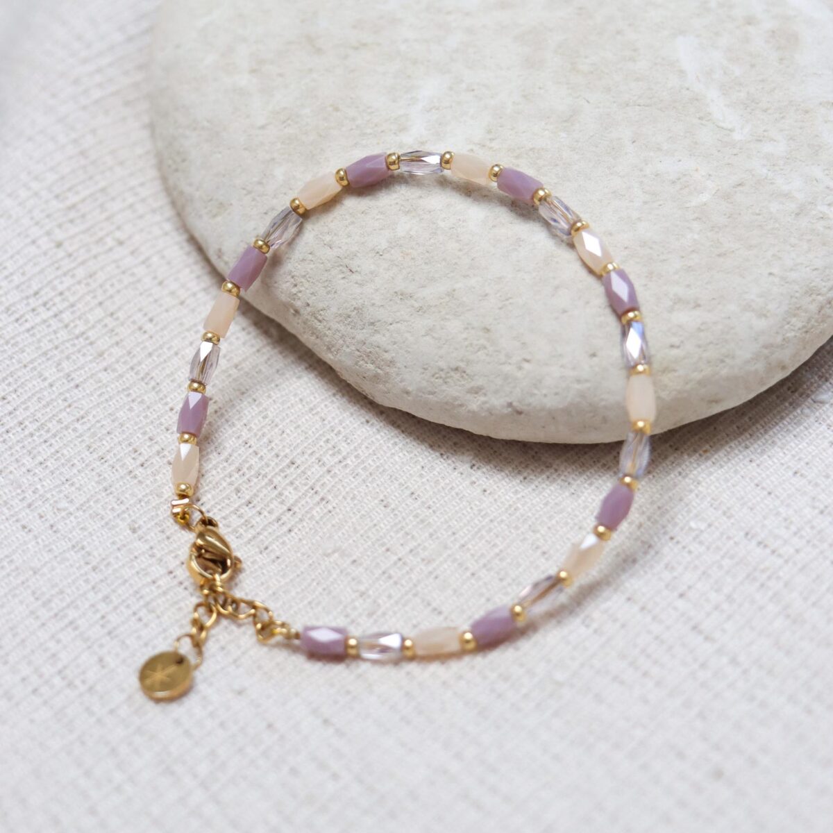 Terra lilac bracelet gold