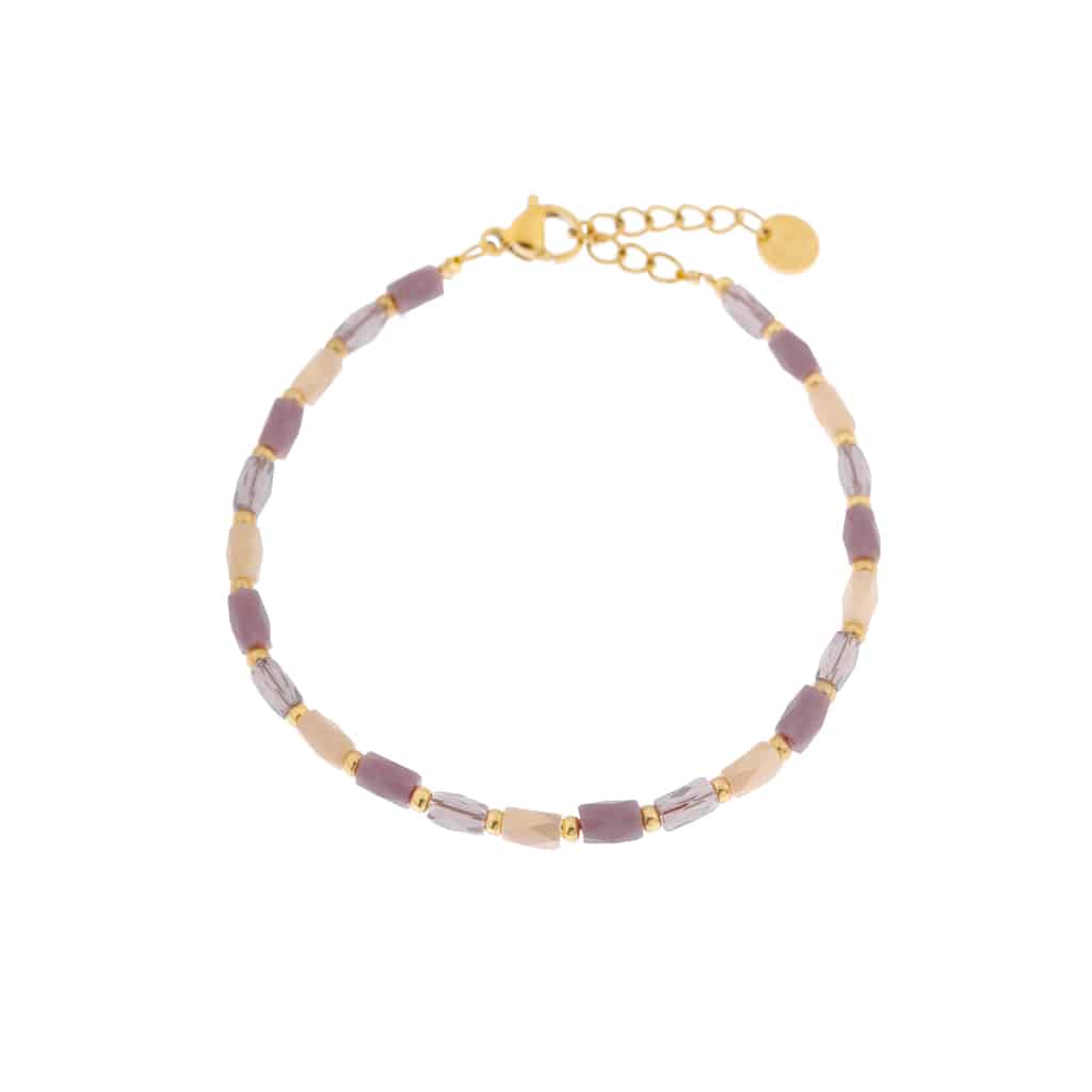 Terra lilac bracelet gold