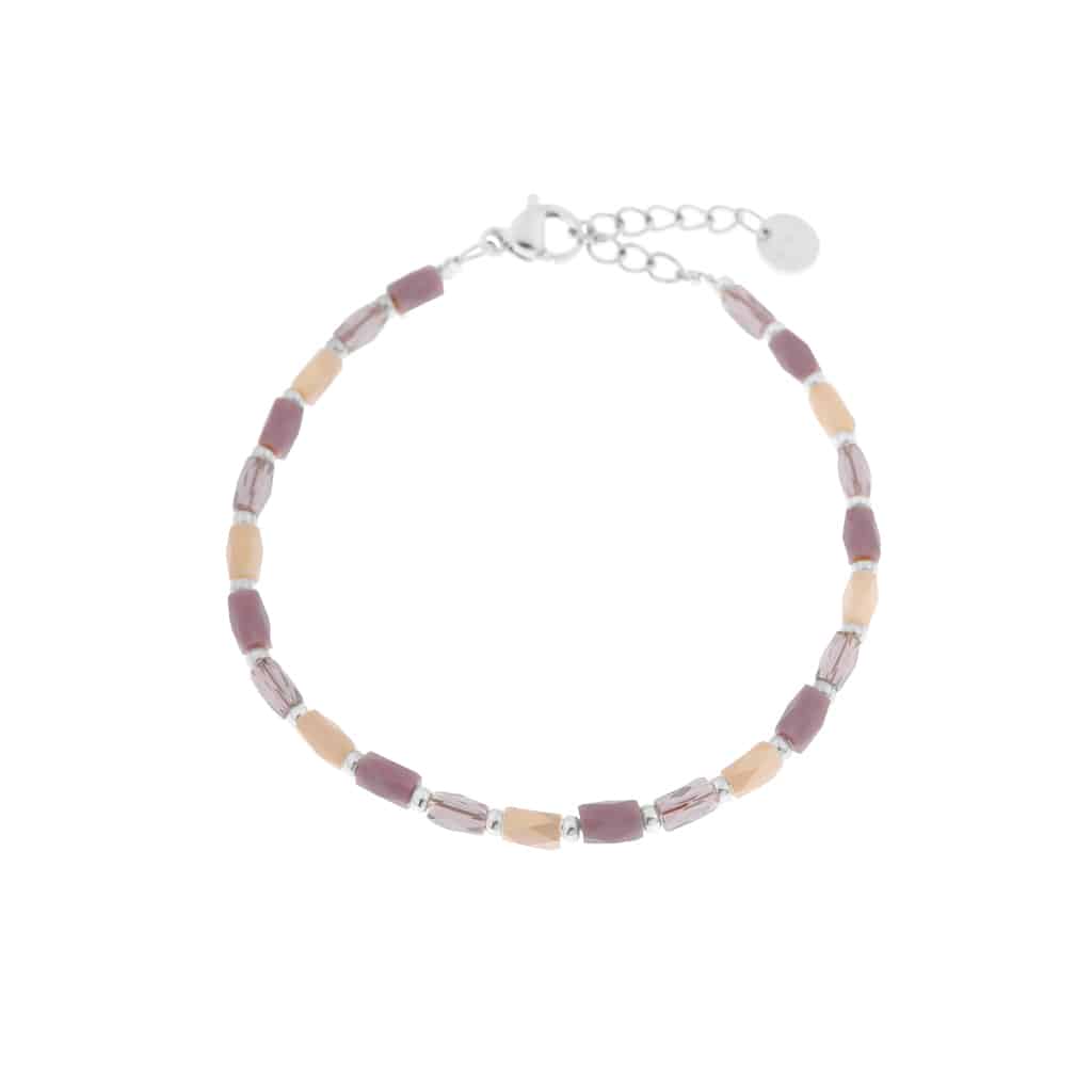 Terra lilac bracelet silver