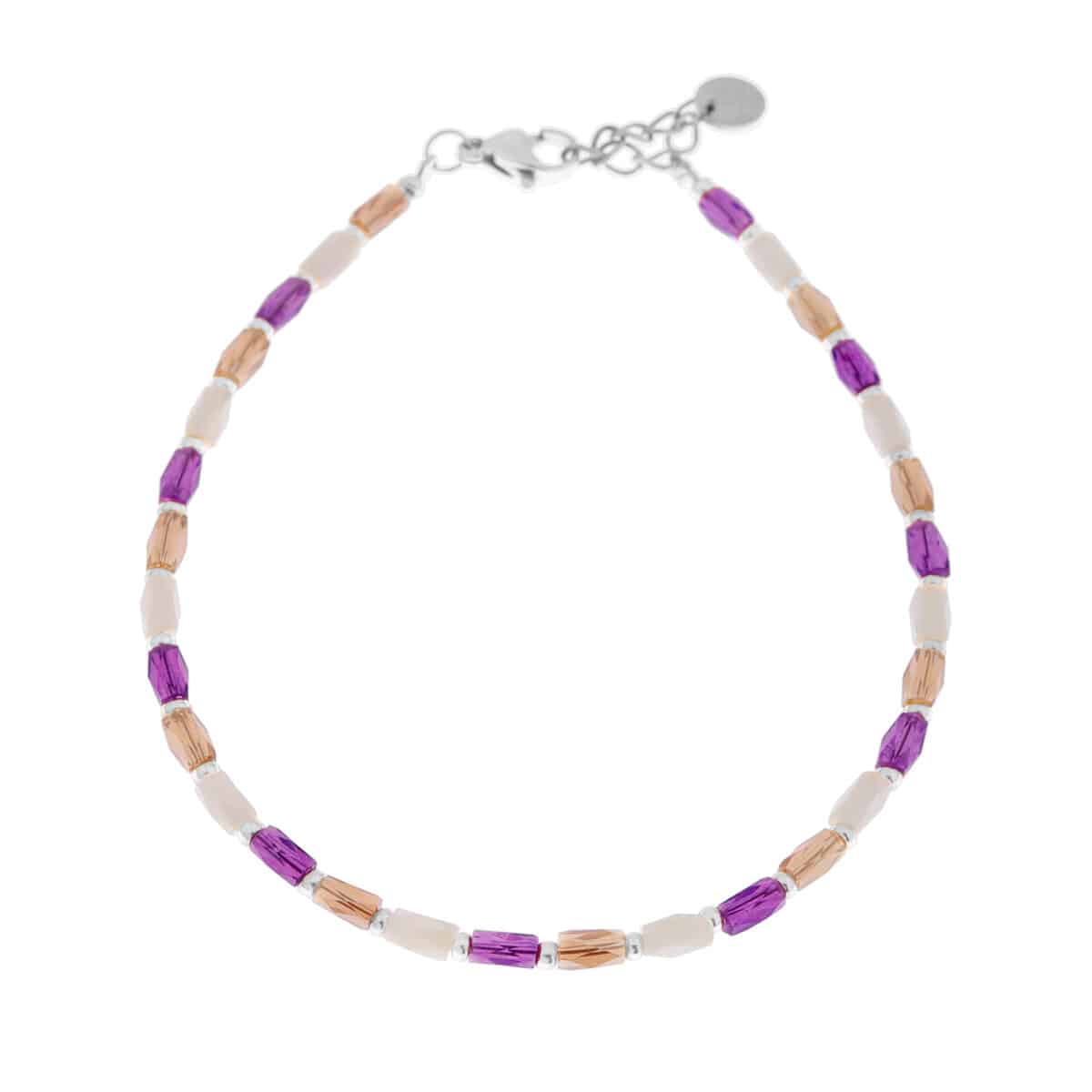 Terra purple anklet silver *