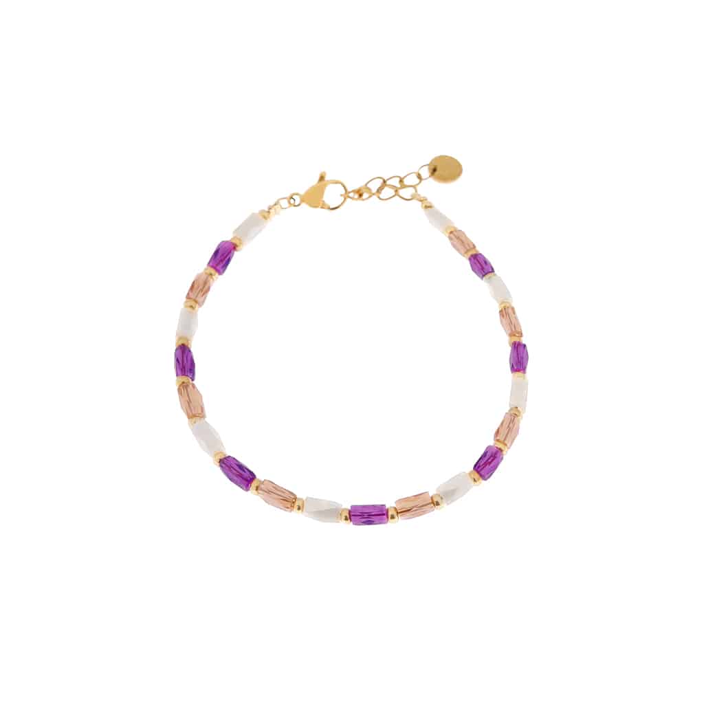 Terra purple bracelet gold *