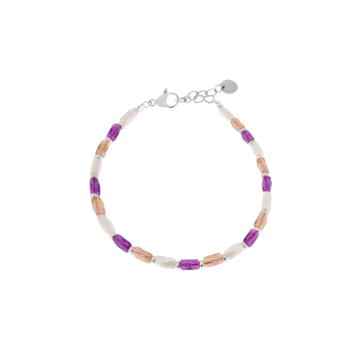 Terra purple bracelet silver *