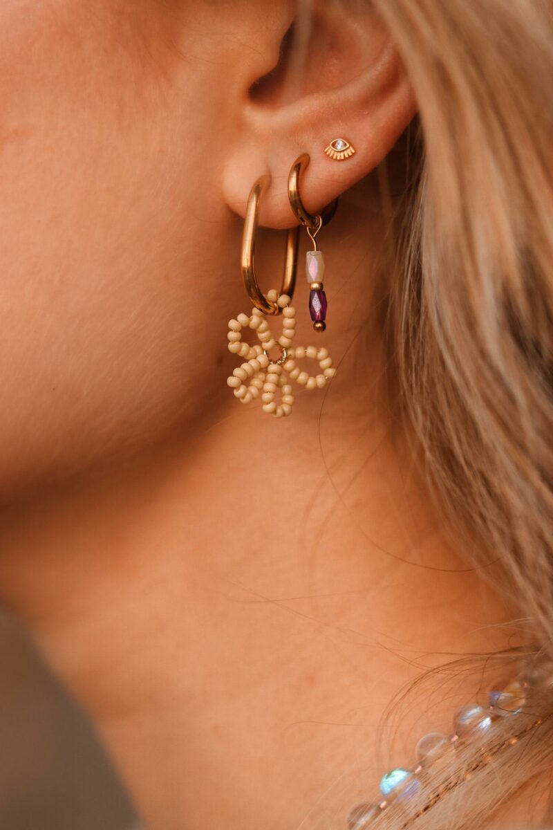 Terra purple hoop gold