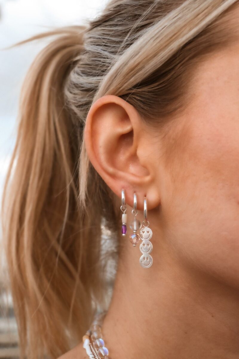 Terra purple hoop silver *