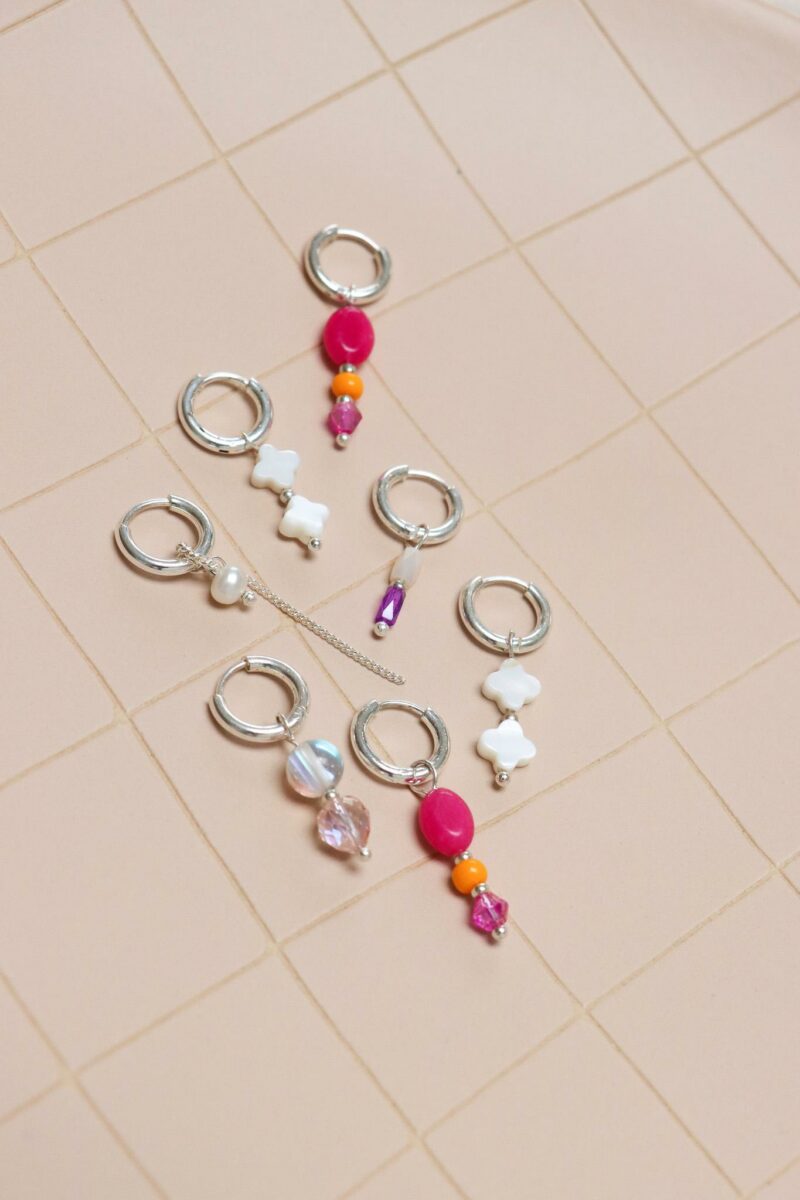 Terra purple hoop silver *