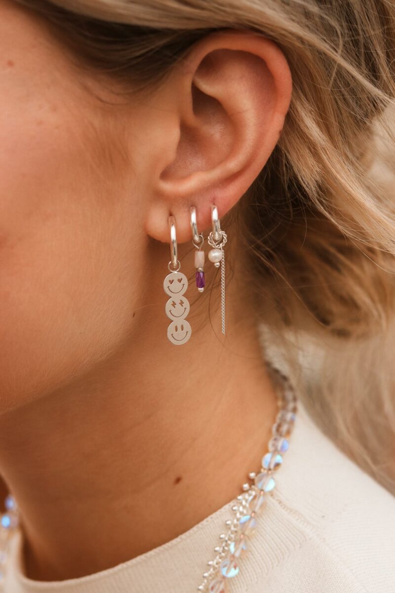 Terra purple hoop silver *