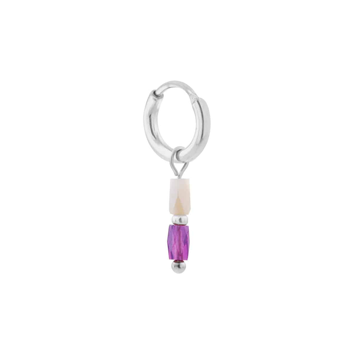 Terra purple hoop silver *