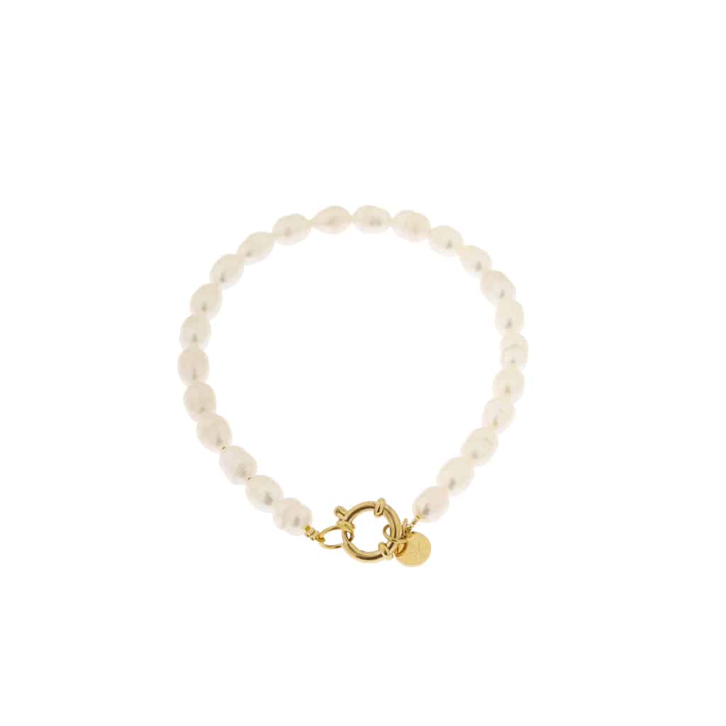 Totally pearl bracelet gold