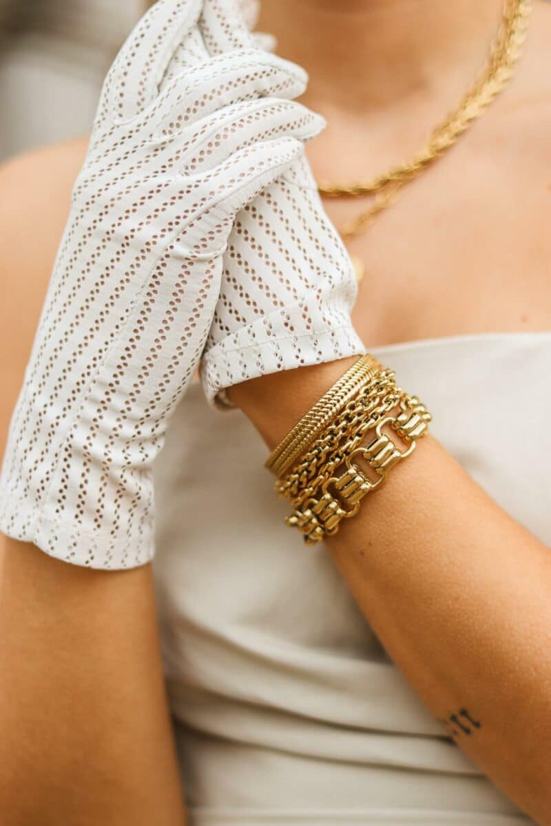 Triple bangle gold