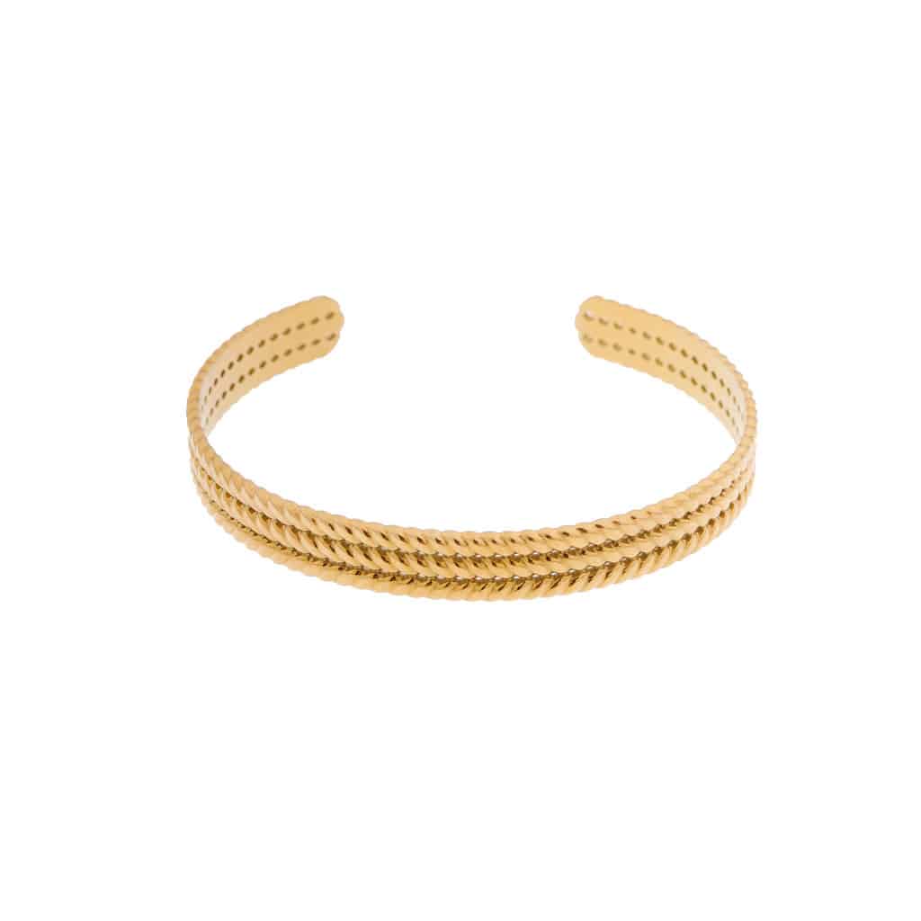 Triple bangle gold