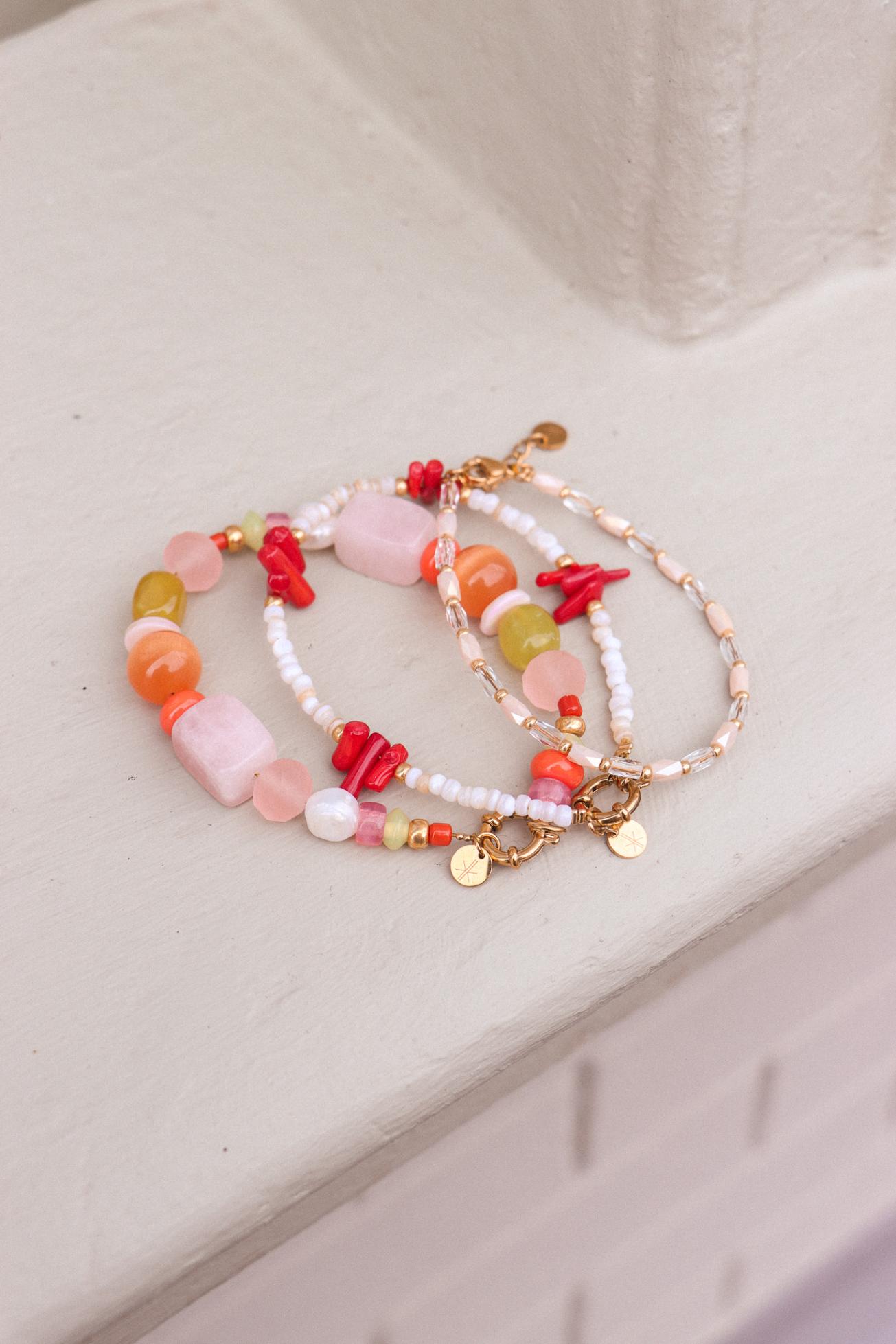 Tropical rush bracelet gold