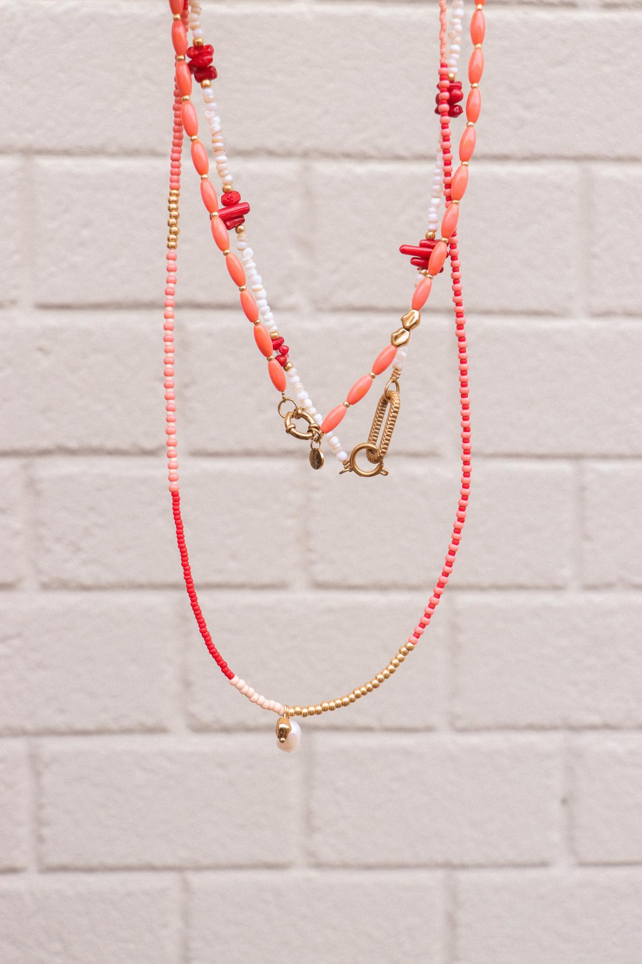 Tropical treasure necklace gold