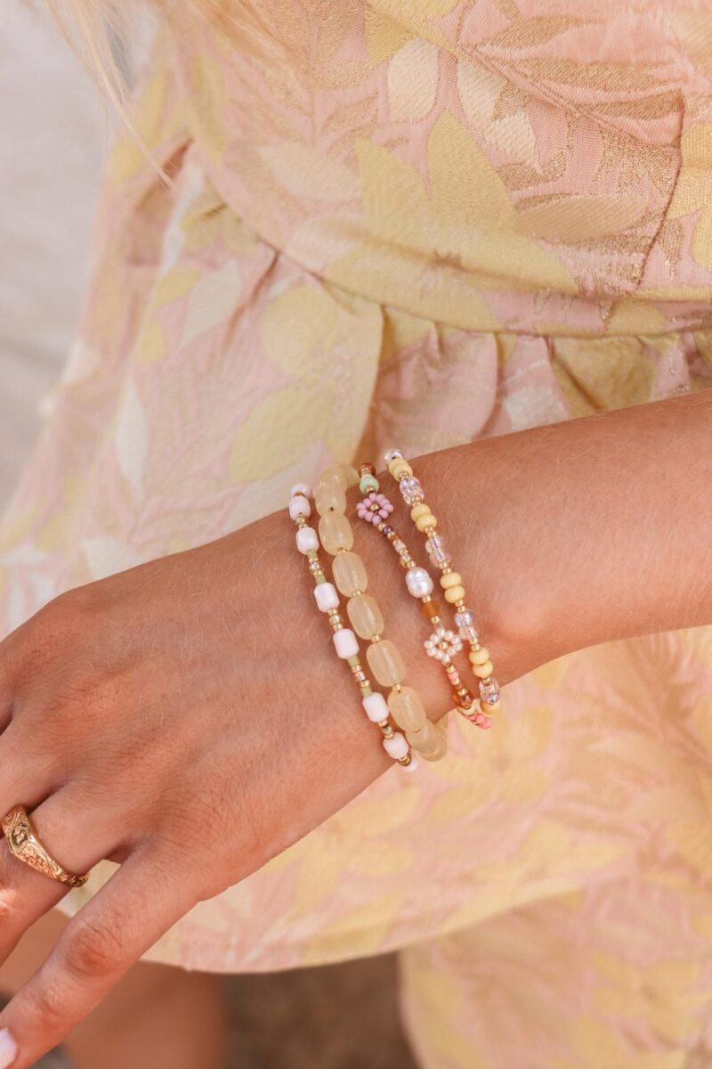 Tutti frutti bracelet gold