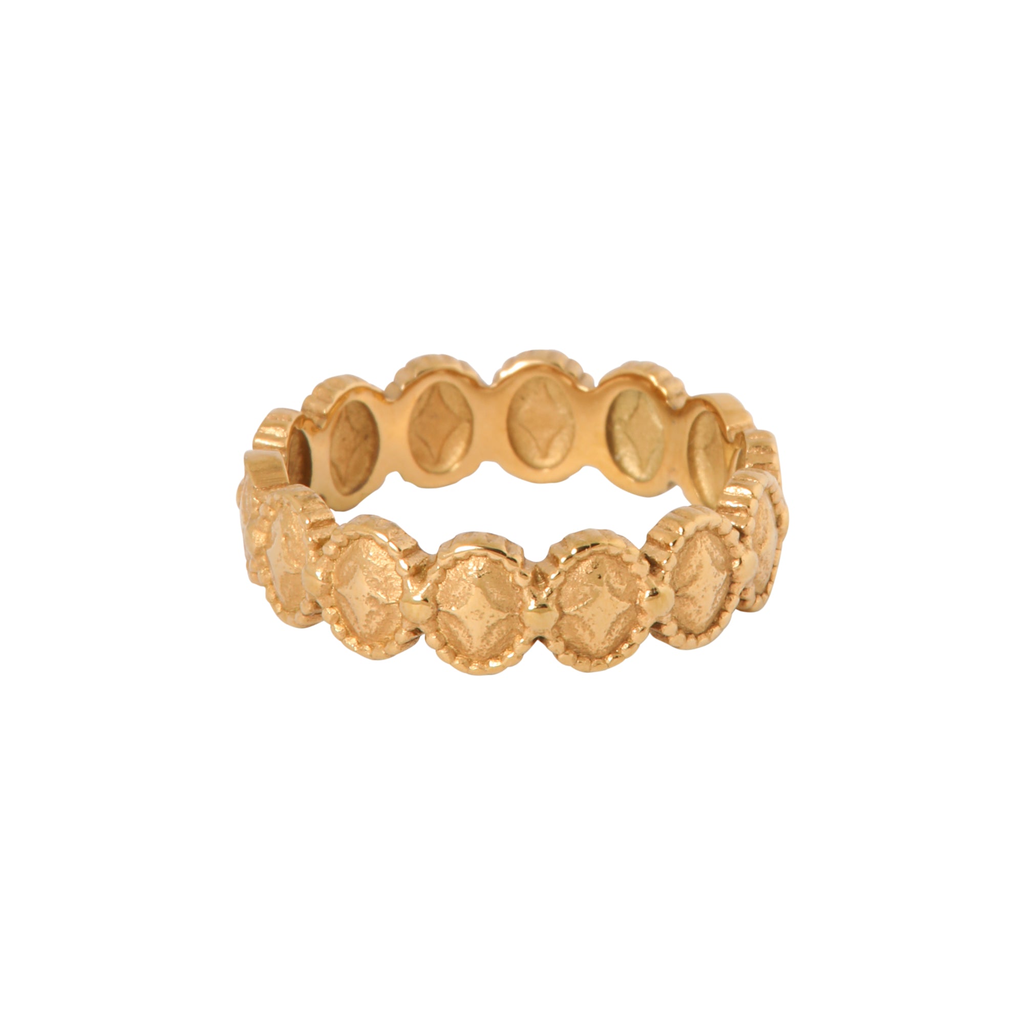 Twinkling star ring gold