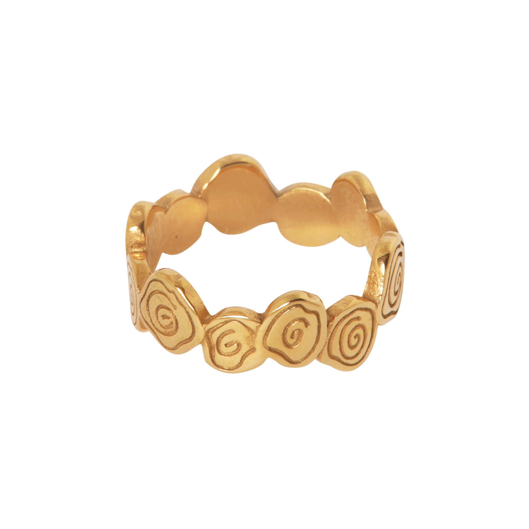 Twirl ring gold