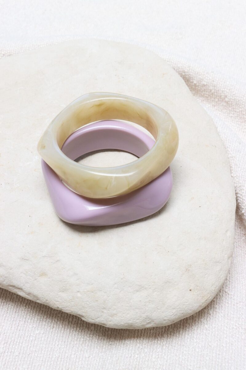 Vanilla rock bracelet