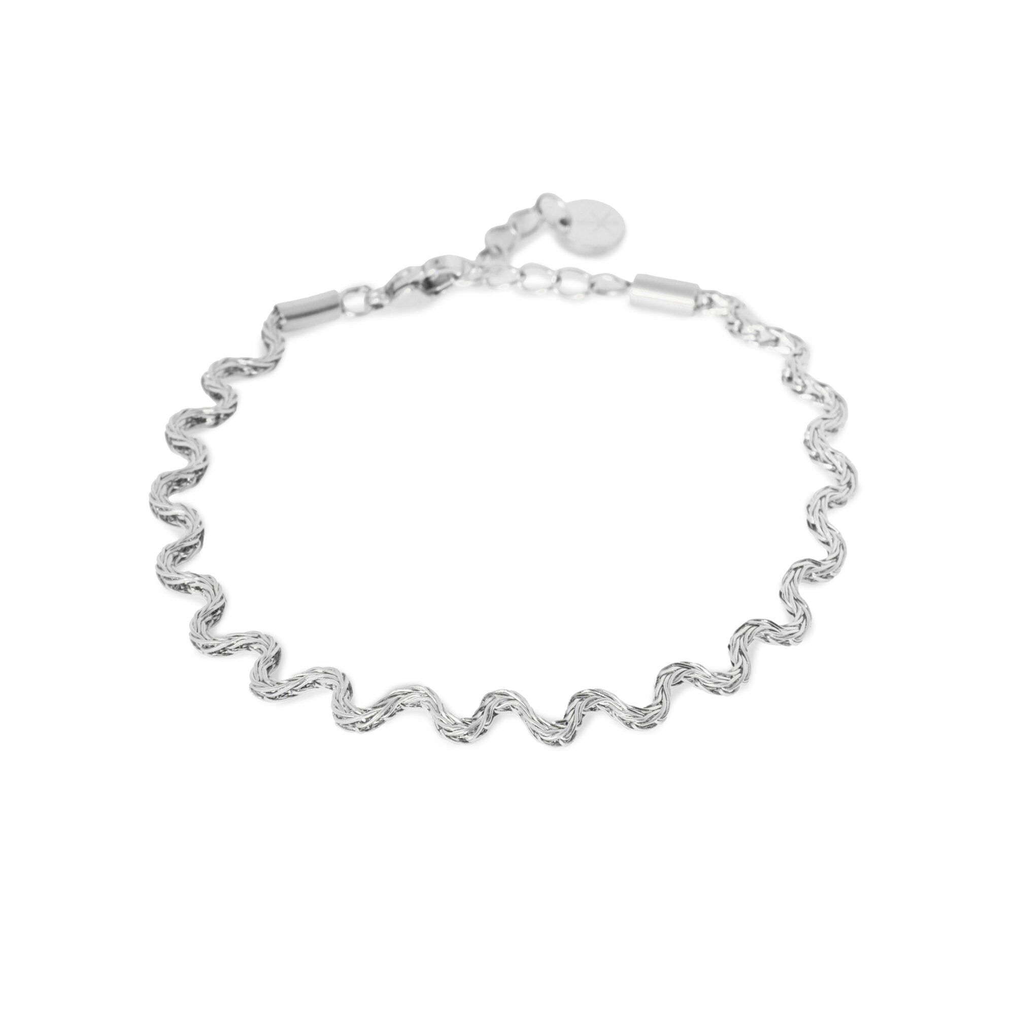 Waves bracelet silver
