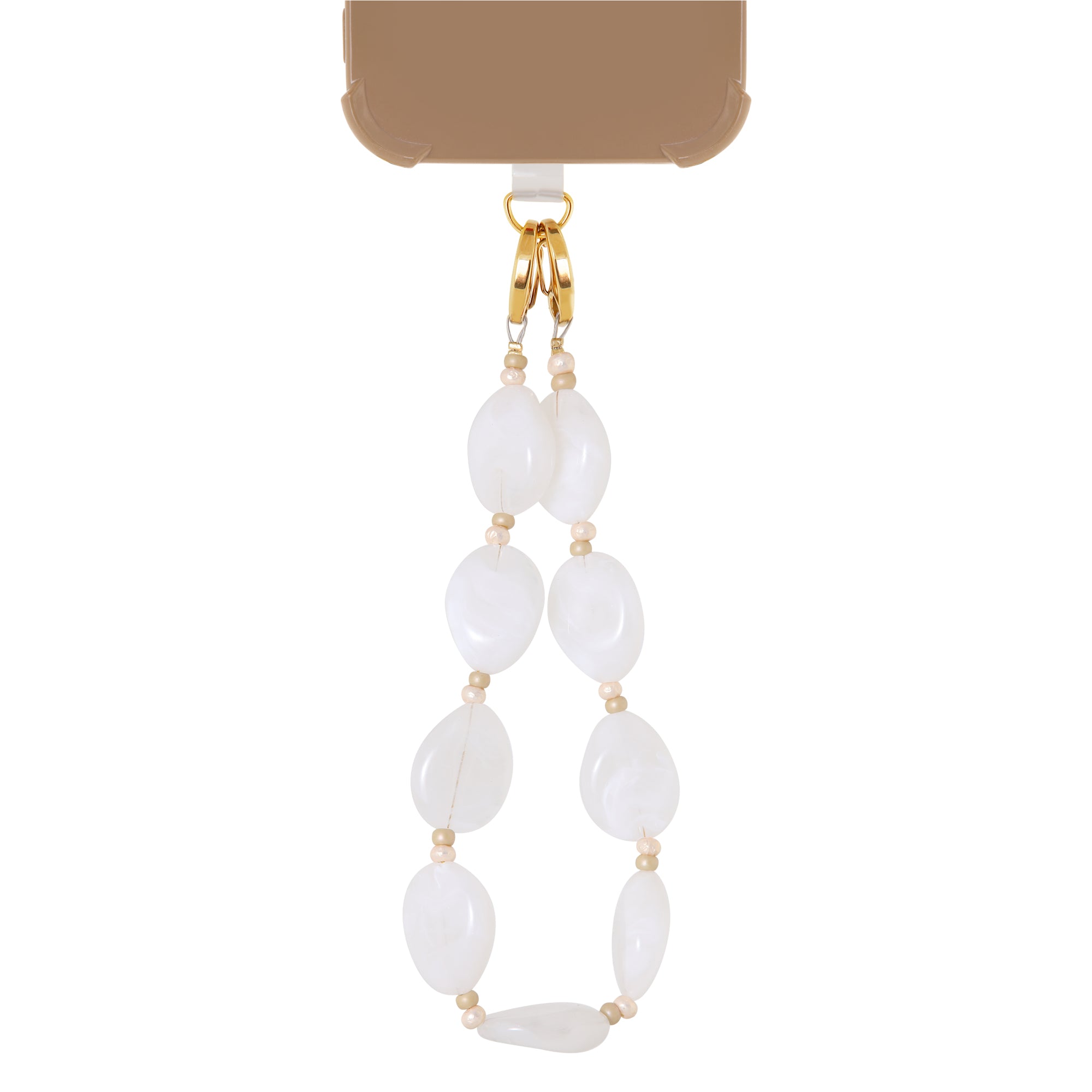 White oval phone cord