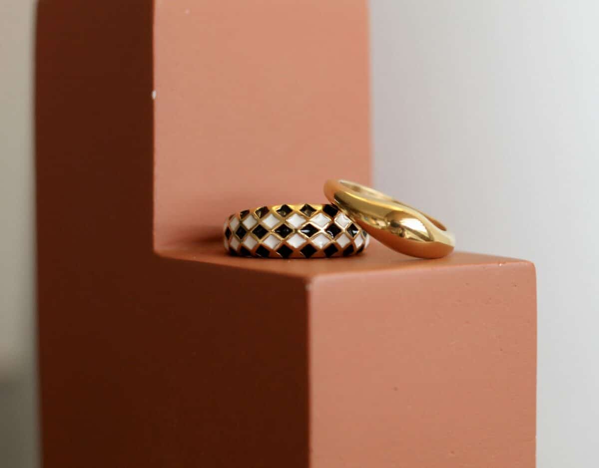 Wiggle ring gold