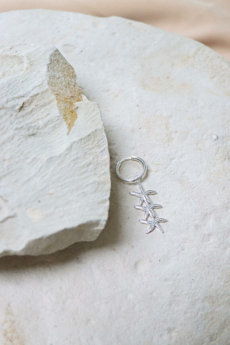 You're my seastar hoop silver