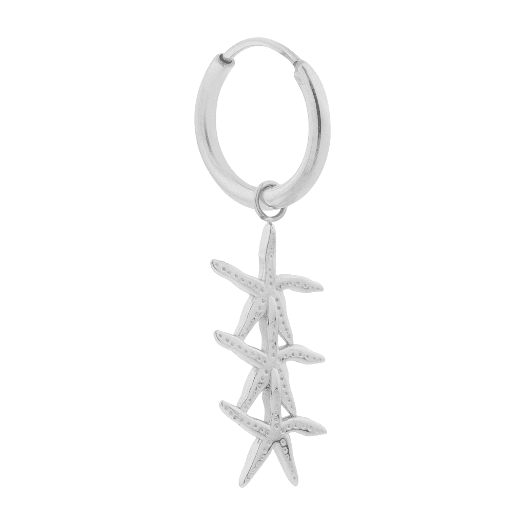 You're my seastar hoop silver
