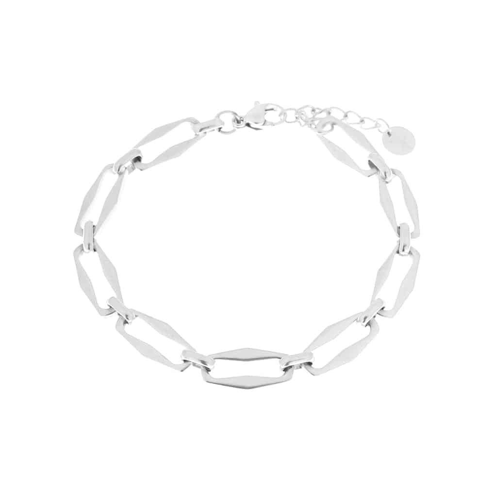 Zipper bracelet silver
