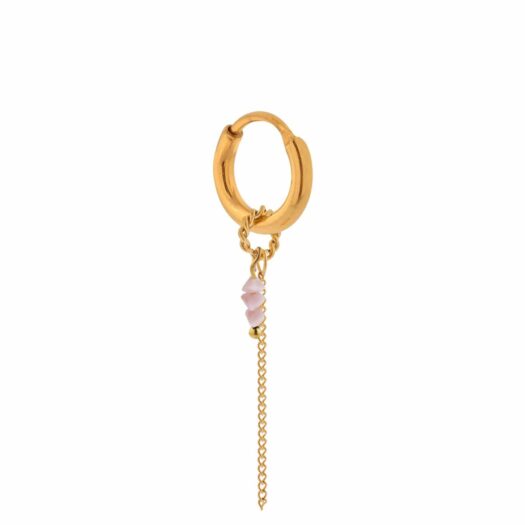 label-kiki-hoop-oorbel-stainless-steel-rvs-roestvrij-staal-chain-lila