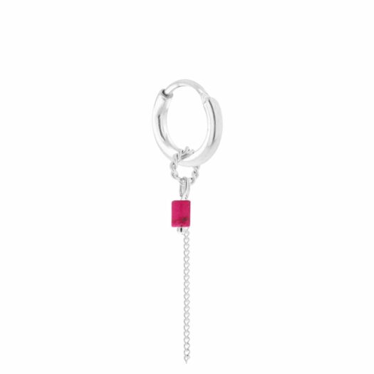 label-kiki-hoop-oorbel-stainless-steel-rvs-roestvrij-staal-raspberry-chain