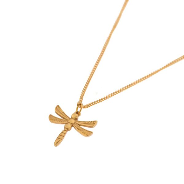 libelle ketting goud