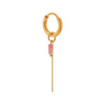 Chain rosa hoop gold