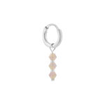 Bella donna hoop silver